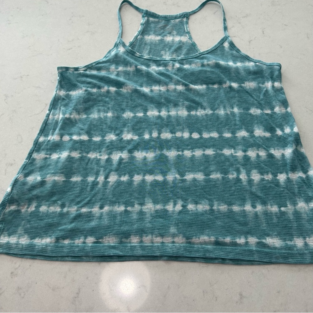 Eddie Bauer Blue Tie-Dye Women's Tank Top